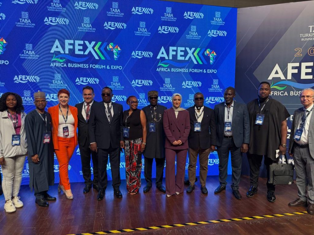 At AFEX 2025 – Africa Business Forum & Expo Meeting with members of the Nigeria Turkish Business Council (NTBC) and Turkish African Business Association.